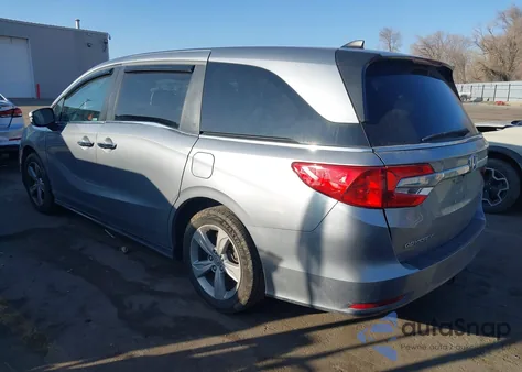 2020 Honda Odyssey Ex z USA, uszkodzony, nr VIN 5FNRL6H56LB001743